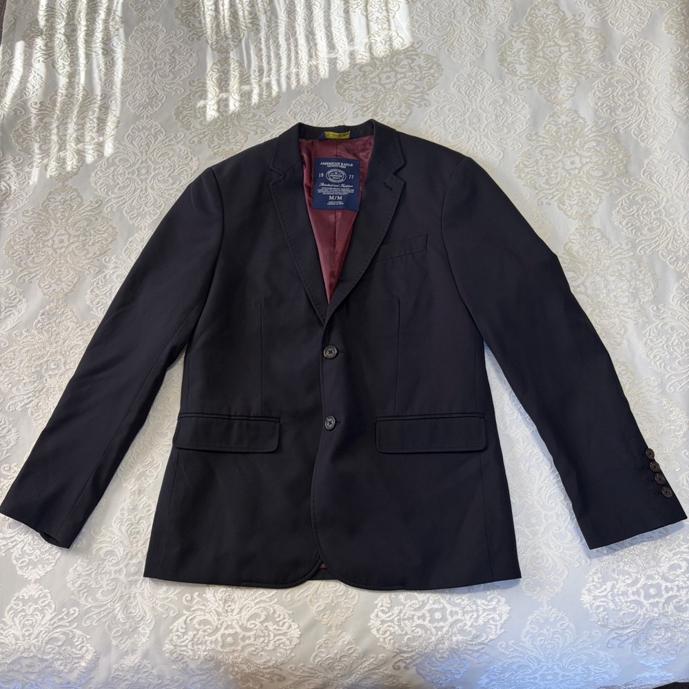 American Eagle The Legendary Blazer In Dark Navy Size Medium